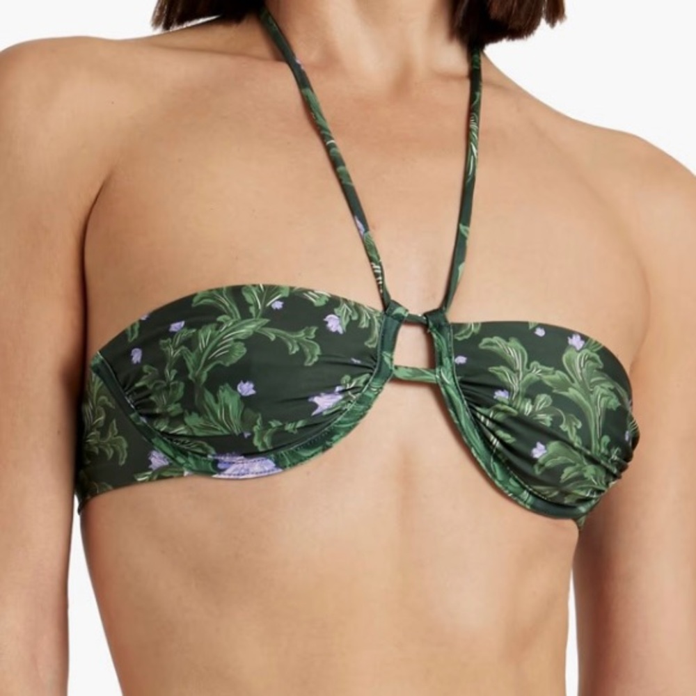 NWT Agua Bendita Halter Swim Top